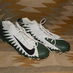 NWOB Nike Alpha Menace Size 16 Green & White Cleats 922804-103